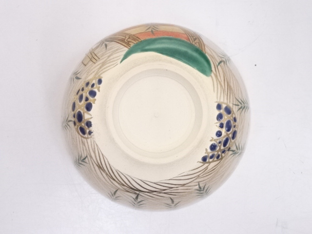 道具 ] - 道具 京焼 平安翠浩造 仁清写柳橋紋茶碗 | ネットショップ圭